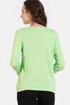 Zivame Lounge Pointelle Top - Jade Lime — thumbnail 4